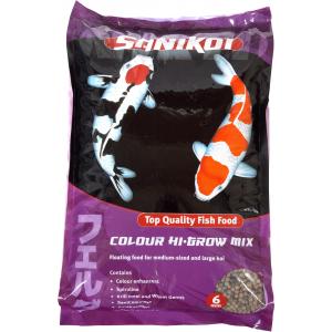 SaniKoi Colour hi grow mix visvoer 6mm 10 liter