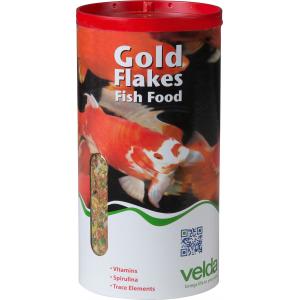 Afbeelding Velda Gold Flakes Fish Food 4000 Ml / 360 gram door Vijverexpress.nl